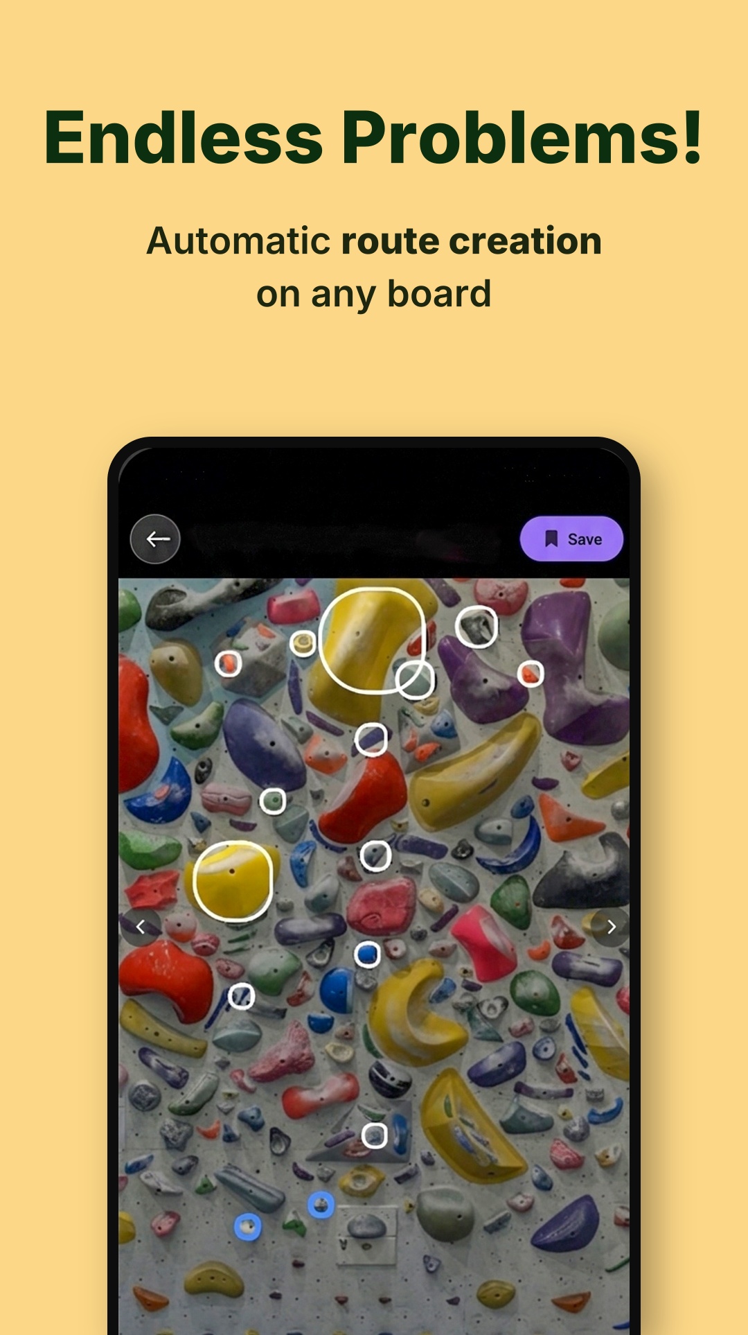 Endless problems — automatic route creation on any board